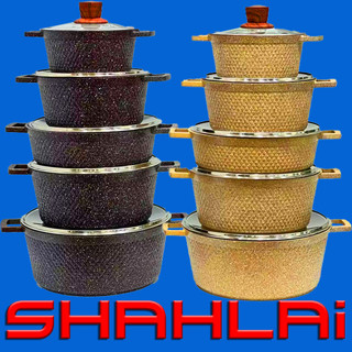 سرویس قابلمه ده پارچه برند زیو ترکیه مدل 7150 ( آبگریز )
